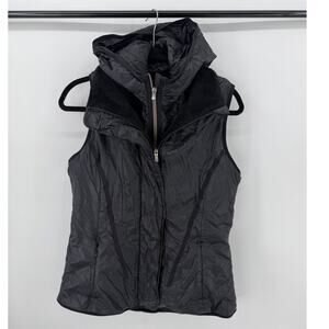 Lululemon Quilted Glacier layered fleece lined zip up hoodie vest